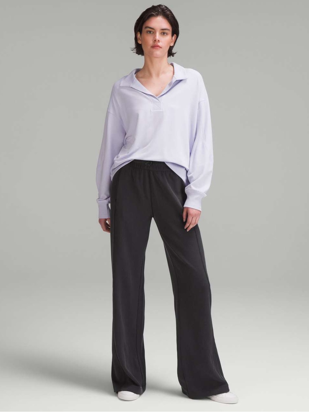 Ribbed Softstreme Mid-Rise Pant 32.5" Black